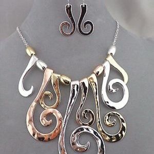 Island Flava Hammered Filigree Set